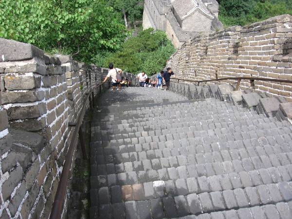 Metsän keskellä mutkitteleva Kiinan muuri